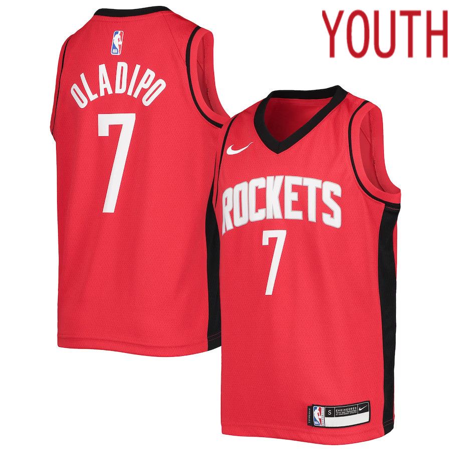 Youth Houston Rockets 7 Victor Oladipo Nike Red Swingman NBA Jersey